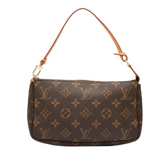 Louis Vuitton Pre-owned Womens Monogram Pochette Accessoires - Tan Textile - One Size
