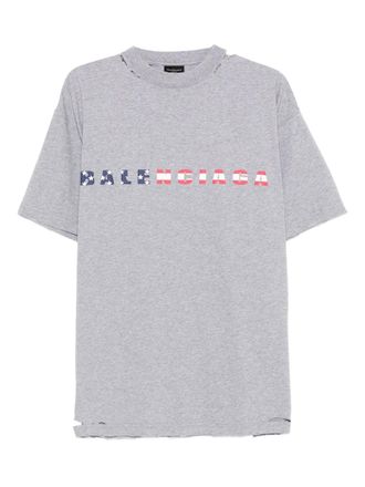 Balenciaga Internationaal T-shirt - Grijs