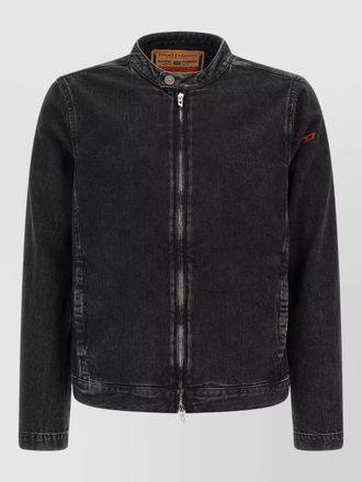 Diesel glory long sleeve jacket stand collar