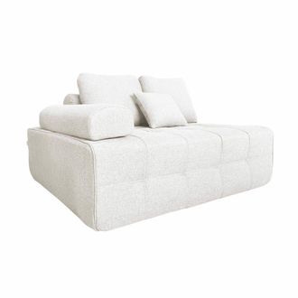 Oviala Sill&oacute;n derecho para sof&aacute; modular de tela crudo L 140 cm