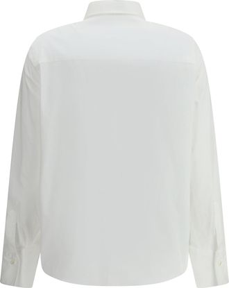 Brunello Cucinelli Womens Shirt With Embellishments White Cotton; Polyamide; Elastane