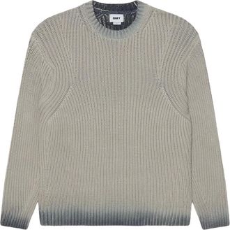 Obey Jersey de punto con cuello redondo - Knitwear - Hombre - Gris - XL