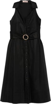 Twin-Set Midi Dress With Belt