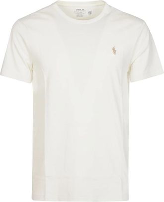 Polo Ralph Lauren Logo T-Shirt - Heren - T-shirts - Wit - S - Tops