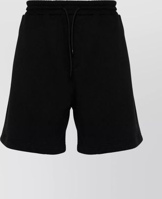 Msgm casual shorts with pockets and elastic waistband