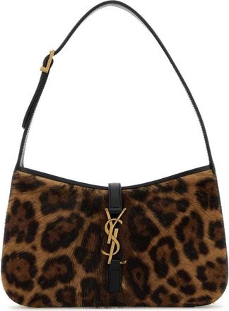 Saint Laurent Printed Calf Hair 5 a 7 Shoulder Bag