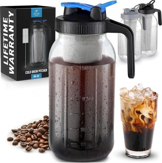 Zulay Kitchen Premium Cold Brew Coffee Maker 64oz
