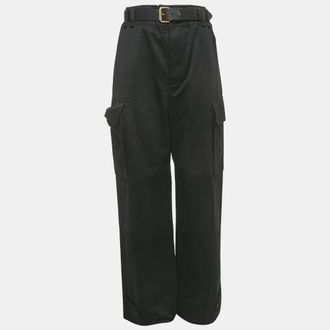 Saint Laurent Saint Laurent Black Cotton Cargo Pants M Waist 30