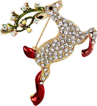 Generic Christmas Brooch pins Dresses Scarf Cardigan Brooch Decoration Clever Treatment