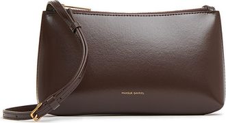 Mansur Gavriel Mini Gaia Leather Crossbody Bag in Chocolate/Warm Grey at Nordstrom