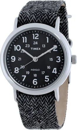 Timex Weekender Quartz Black Dial Unisex Watch TW2P72000