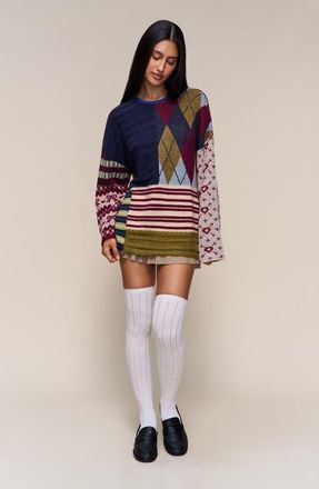 Guizio Zuri Sweater in Blue Multi at Nordstrom, Size Xx-Small