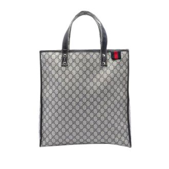 Gucci Pre-owned Vintage Canvas Tote - Dames - Pre-owned - Beige - Maat: ONE Size Leer