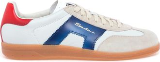 Santoni DBS Oly Sneaker - male - Santoni - Sneakers - White - 10 1/2 UK - Shoes