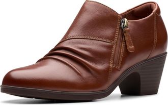 Clarks Womens Emily 2 Braley Shoes, Color Tan Leathe, Size: 3.5 UK