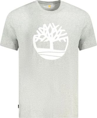Timberland Short Sleeve T-Shirt - Heren - T-shirts - Grijs - S - Tops