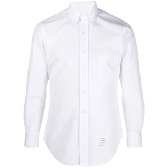 Thom Browne Button-down RWB Detail Shirt