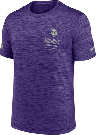 Nike Minnesota Vikings Sideline Team Issue Velocity Nike Mens Dri-FIT NFL T-Shirt in Purple | 02ER51L9M-7VD