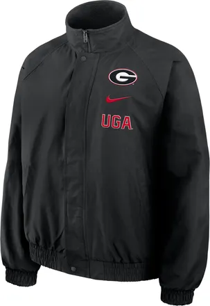 Nike Georgia Primetime Nike Mens College Full-Zip Jacket in Black | 055E00AGBN-CYA