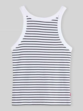 Levi's Tanktop mit hohem Ausschnitt in Weiss, Gr&ouml;&szlig;e L