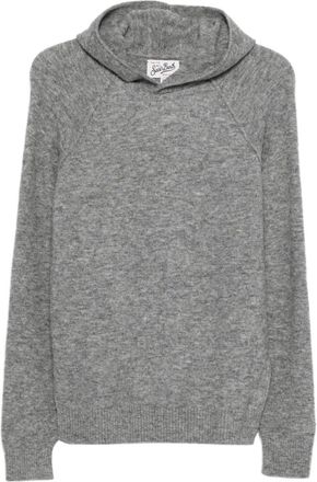 MC2 Saint Barth shawl-neck long-sleeve knitwear - Grigio