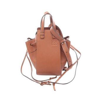 Loewe Pre-owned Bucket Bags, female, Brown, Size: ONE SIZE Pre-owned Leather Shoulder Bag
