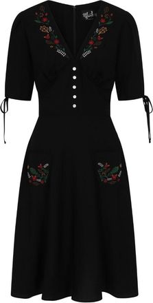Hell Bunny Olivia Mid Dress Black