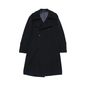 Tagliatore Double-Breasted Coats, male, Blue, Size: L C-Junkers Eb937 Coat
