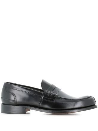 Churchs leather loafers - men - Calf Leather/Calf Leather/Calf Leather - 9.5 - Black