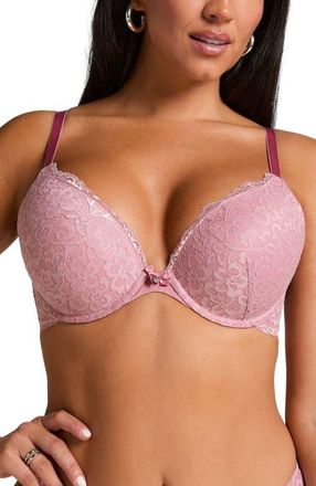 Hunkem&ouml;ller Marine Padded Push-Up Underwired Bra in Lilas at Nordstrom, Size 38Dd