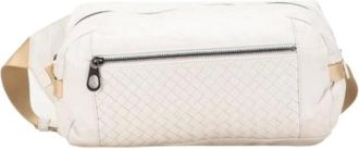 Bottega Veneta Pre-owned Belt Bags, female, Beige, Size: ONE SIZE Pre-owned Leather Crossbody Belt Bag