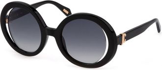 Just Cavalli SJC028 0700 Womens Sunglasses Black Size 51