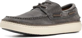Johnston & Murphy Mcguffey 2 Boat Shoes Mens Shoes Gray Nubuck : 11.5 M (D), Leather
