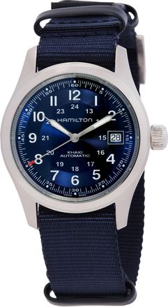 Hamilton Khaki Field Automatic Blue Dial Mens Watch H70455940