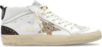 Golden Goose Mid Star Leren High Top Sneakers - Dames - Sneakers - Veelkleurig - 41 EU - Leer - Schoenen