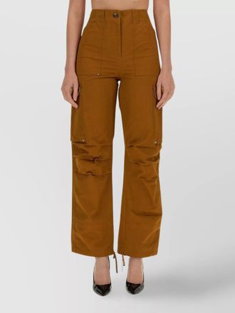 Paco Rabanne cotton wide-leg trousers