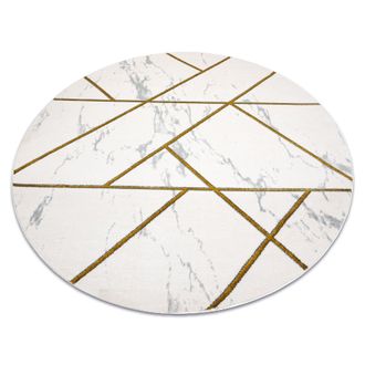 RugsX RugsX Emerald Rug in Yellow | Size: 200 cm diameter