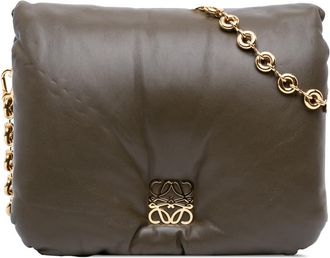 Loewe Pre-owned Loewe Shiny Lambskin Goya Puffer Bag Ladies 052245