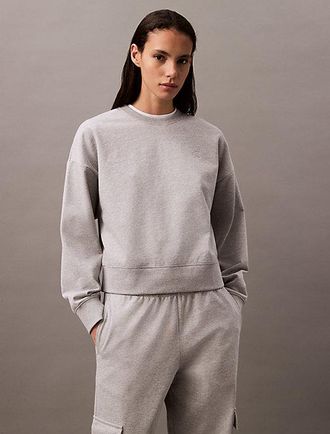 Calvin Klein Sudadera Holgada De Felpa Con Monograma