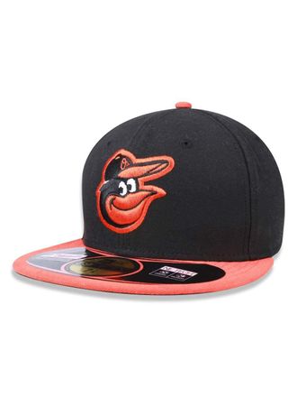 New Era Mens New York Yankees MLB Authentic Collection 59FIFTY Cap, Adult, Scarlet, White, 7 1/4