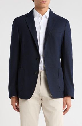 BOSS Dark Blue Solid Sport Coat at Nordstrom Rack, Size 42 Regular