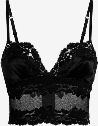 Dolce & Gabbana Spitze und Satin -Top