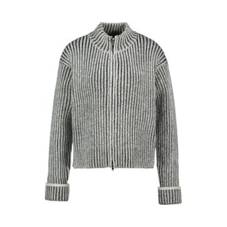 Rains Sapa Knit Zip Cardigan - Heren - Vesten - Grijs - S - Polyester - Truien & Vesten