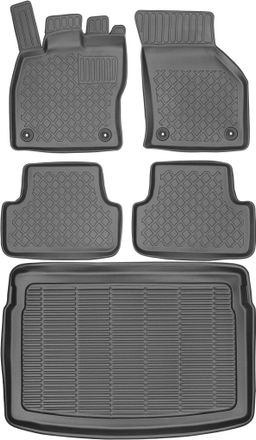 OEM Volkswagen Golf Viii Hatchback A Partir De 2020 Set - Alfombrillas Para Coche + Alfombrilla Para Maletero