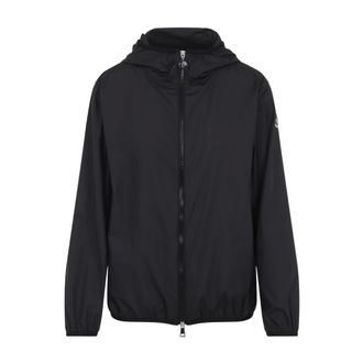 Moncler Light Jackets, female, Black, Size: S Stylish Outdoor Jacket for Men