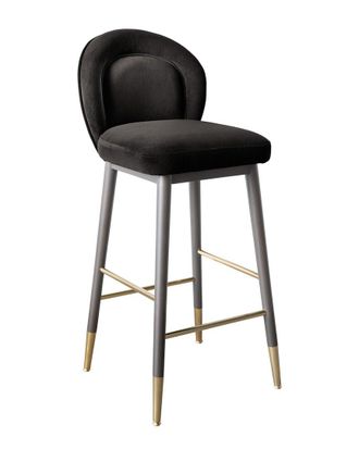 TOV Furniture Tov Furniture Hailey Velvet Barstool