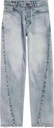 Balenciaga Twisted Seam Jeans - Dames - Regular Fit Jeans - Blauw - W26 - Katoen - Jeans