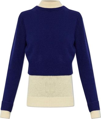 Jil Sander Maglione a collo alto Jil Sander - - Knitwear - Donna - Blu - L