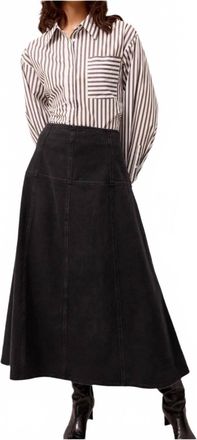 Marie Oliver Yuko Maxi Skirt In Pavement