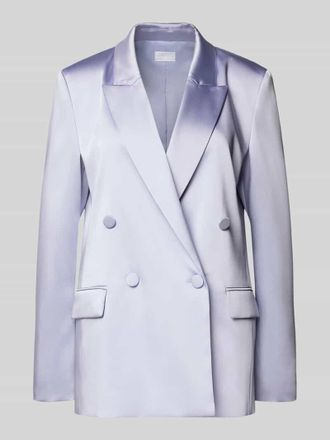 Jake*s Cocktailjacke mit Reverskragen und Pattentaschen in Lavender, Gr&ouml;&szlig;e 36